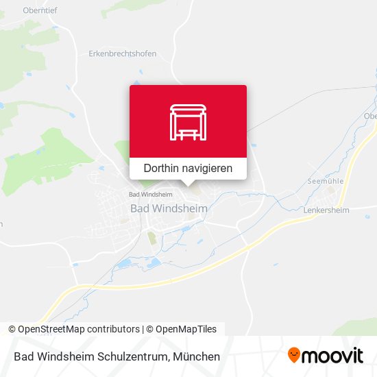 Bad Windsheim Schulzentrum Karte