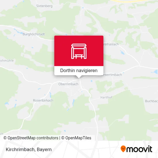 Kirchrimbach Karte