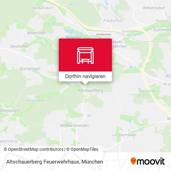 Altschauerberg Feuerwehrhaus Karte