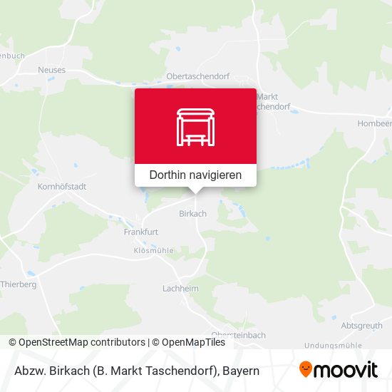 Abzw. Birkach (B. Markt Taschendorf) Karte