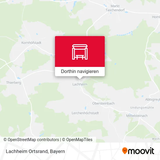 Lachheim Ortsrand Karte