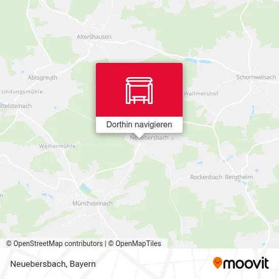 Neuebersbach Karte