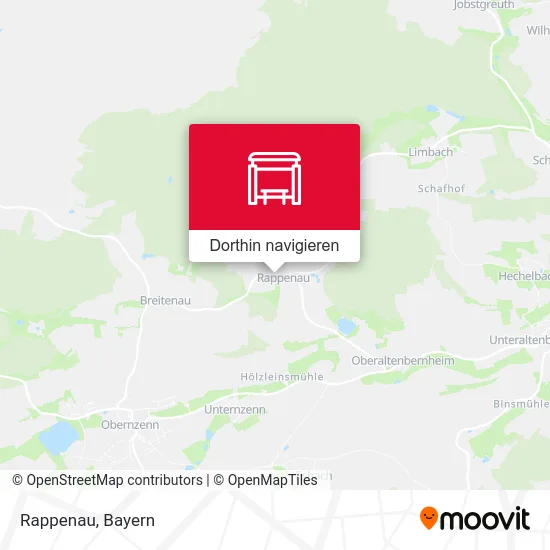 Rappenau Karte