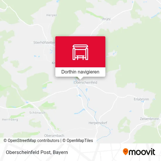 Oberscheinfeld Post Karte