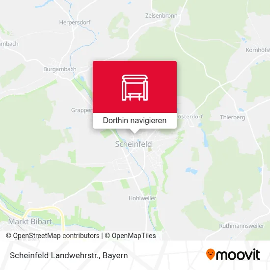 Scheinfeld Landwehrstr. Karte