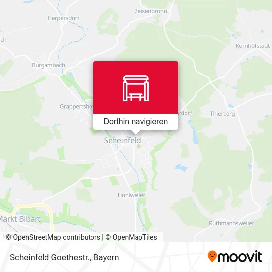 Scheinfeld Goethestr. Karte
