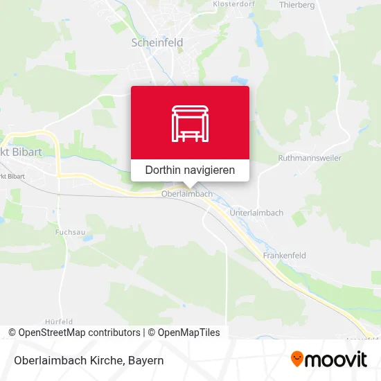 Oberlaimbach Kirche Karte