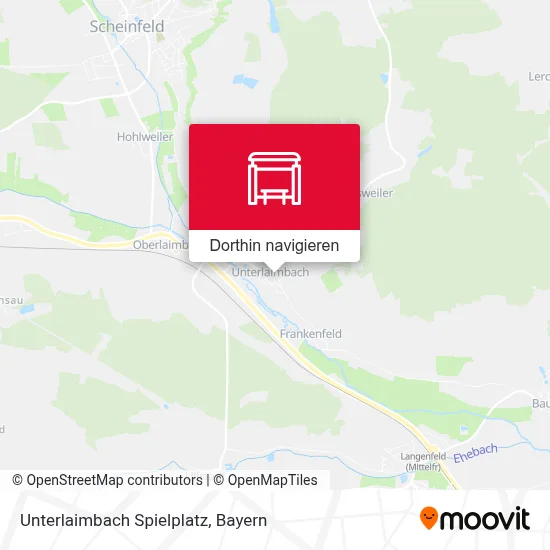 Unterlaimbach Spielplatz Karte