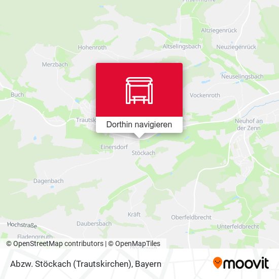 Abzw. Stöckach (Trautskirchen) Karte