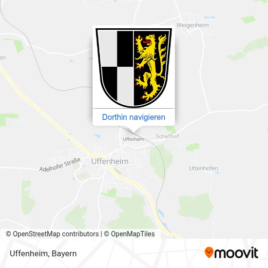 Uffenheim Karte