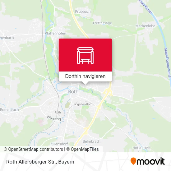 Roth Allersberger Str. Karte