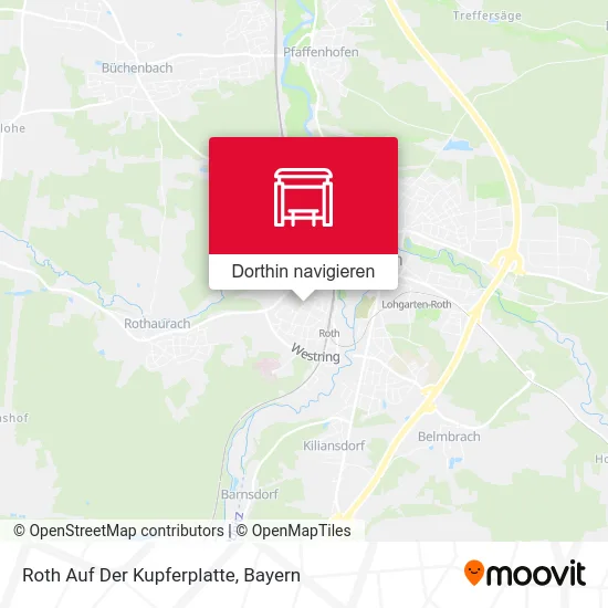 Roth Auf Der Kupferplatte Karte