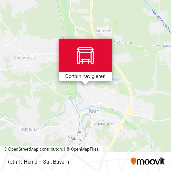 Roth P.-Henlein-Str. Karte