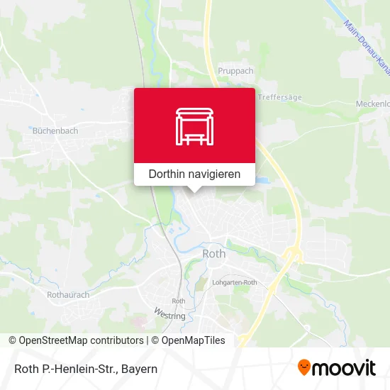 Roth P.-Henlein-Str. Karte