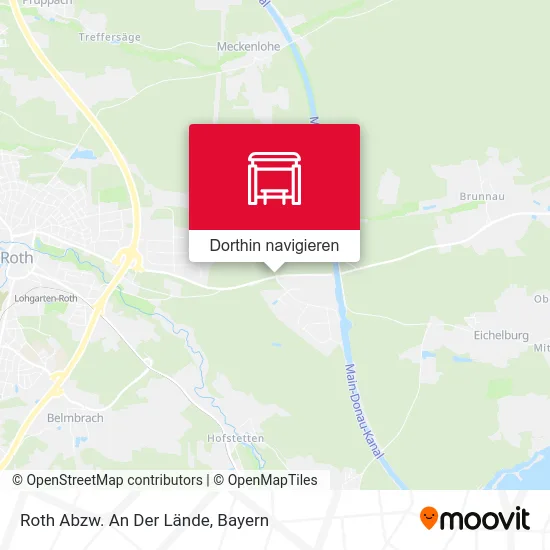 Roth Abzw. An Der Lände Karte