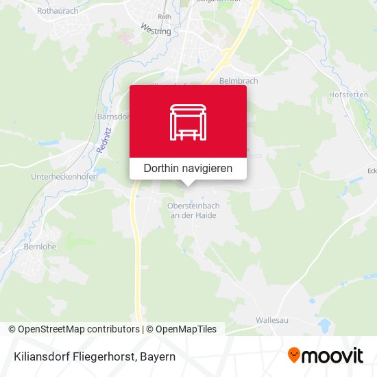 Kiliansdorf Fliegerhorst Karte