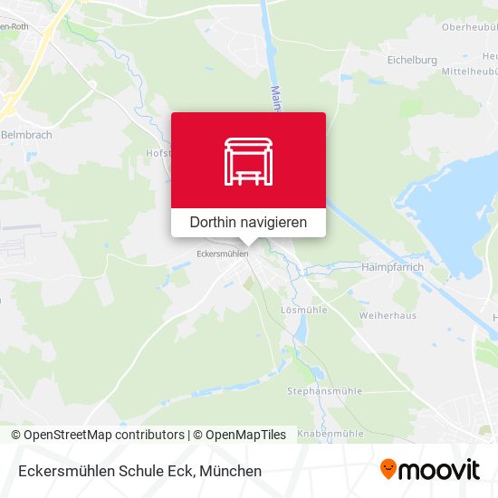 Eckersmühlen Schule Eck Karte
