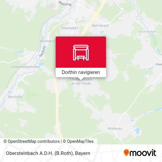 Obersteinbach A.D.H. (B.Roth) Karte