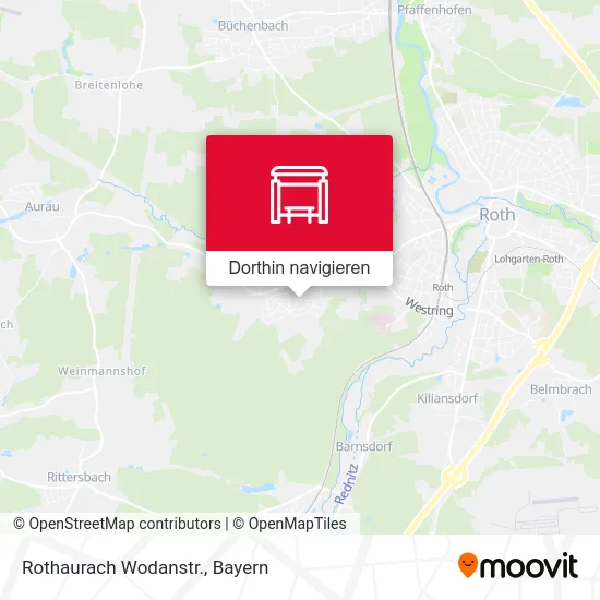 Rothaurach Wodanstr. Karte