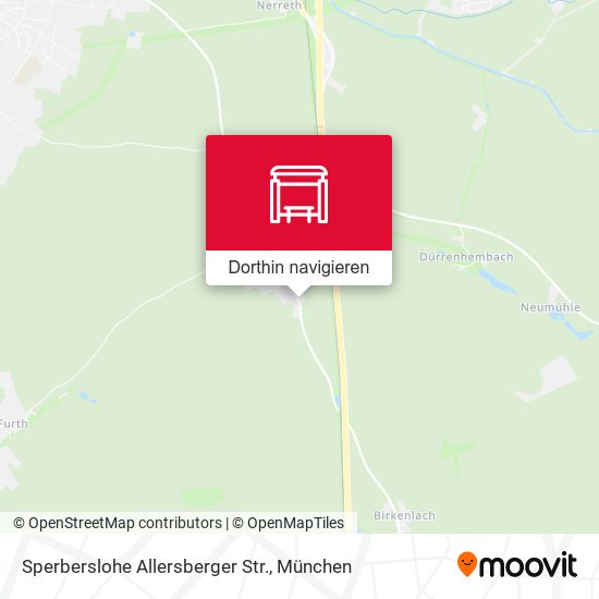 Sperberslohe Allersberger Str. Karte