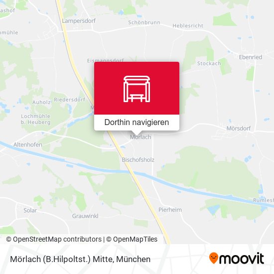 Mörlach (B.Hilpoltst.) Mitte Karte