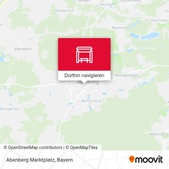 Abenberg Marktplatz Karte