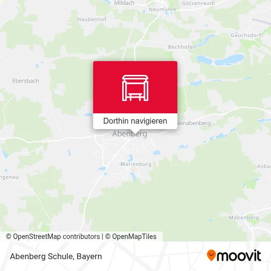 Abenberg Schule Karte