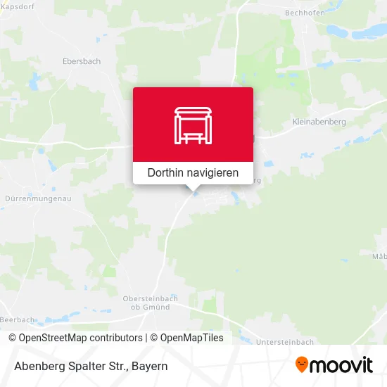 Abenberg Spalter Str. Karte