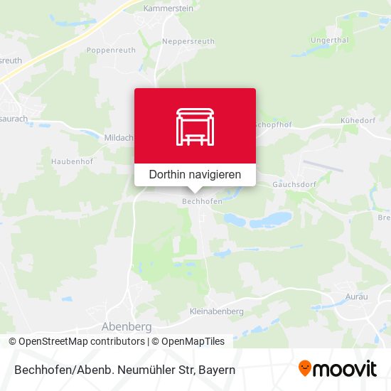 Bechhofen/Abenb. Neumühler Str Karte