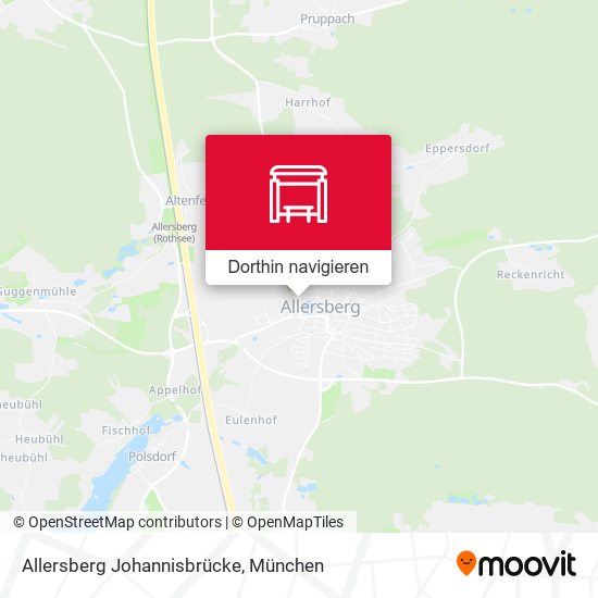 Allersberg Johannisbrücke Karte