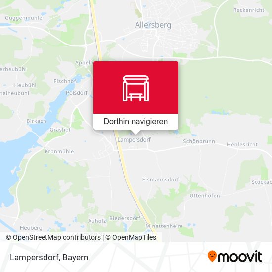 Lampersdorf Karte