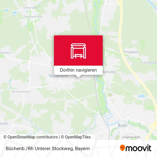 Büchenb./Rh Unterer Stockweg Karte