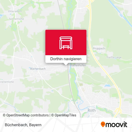 Büchenbach Karte