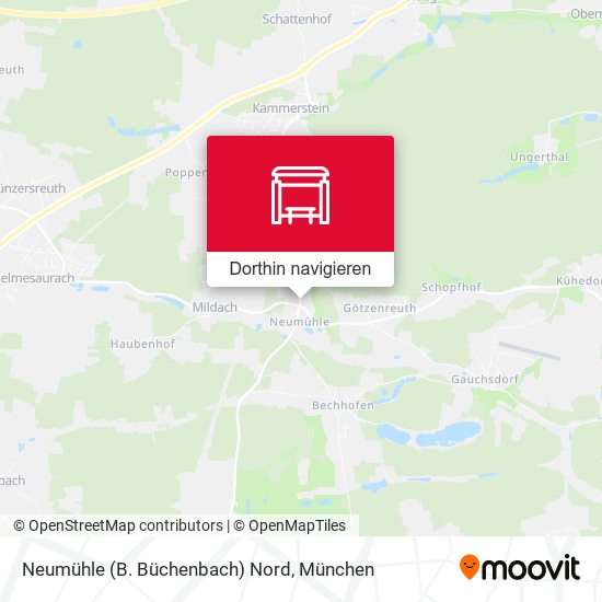 Neumühle (B. Büchenbach) Nord Karte