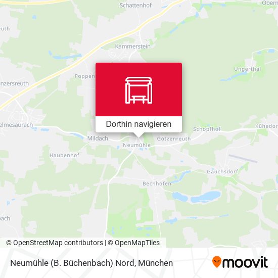 Neumühle (B. Büchenbach) Nord Karte