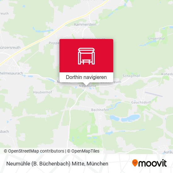 Neumühle (B. Büchenbach) Mitte Karte
