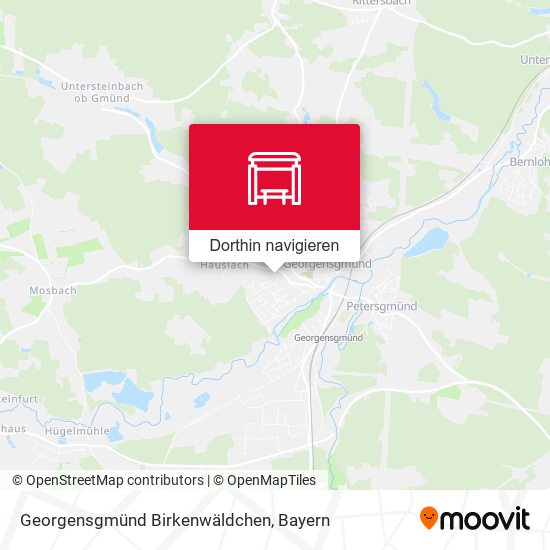 Georgensgmünd Birkenwäldchen Karte