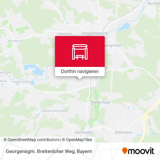 Georgensgm. Breitenloher Weg Karte