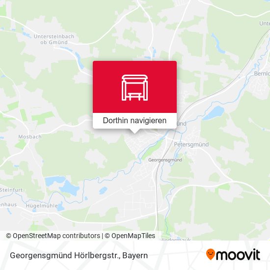 Georgensgmünd Hörlbergstr. Karte