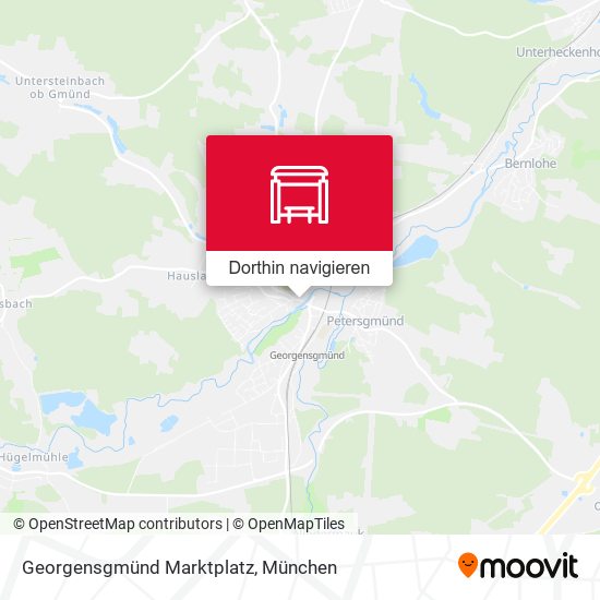 Georgensgmünd Marktplatz Karte