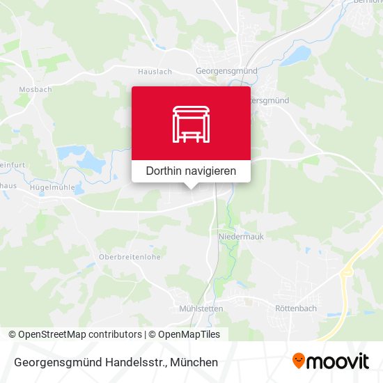 Georgensgmünd Handelsstr. Karte
