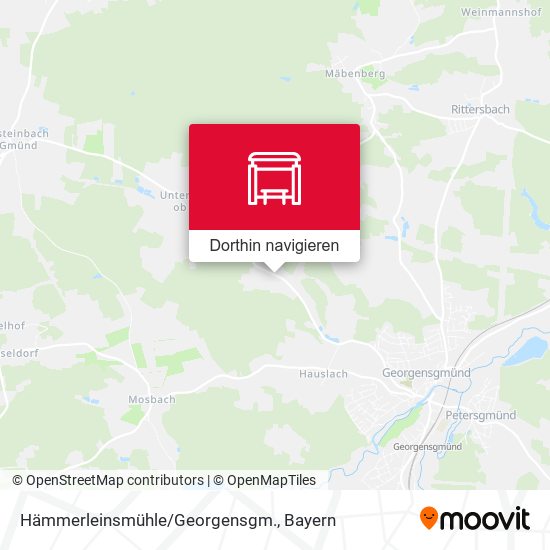 Hämmerleinsmühle/Georgensgm. Karte