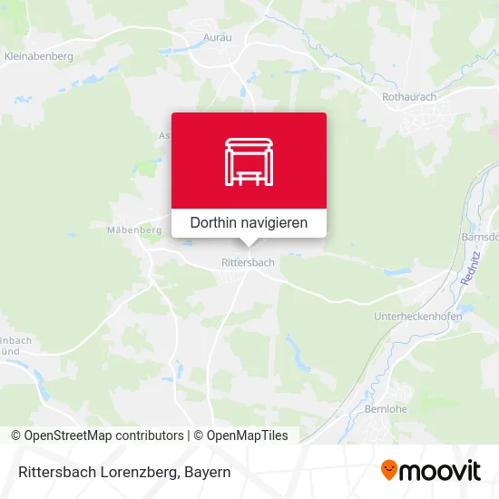 Rittersbach Lorenzberg Karte