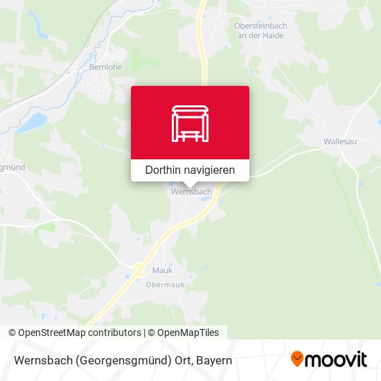 Wernsbach (Georgensgmünd) Ort Karte