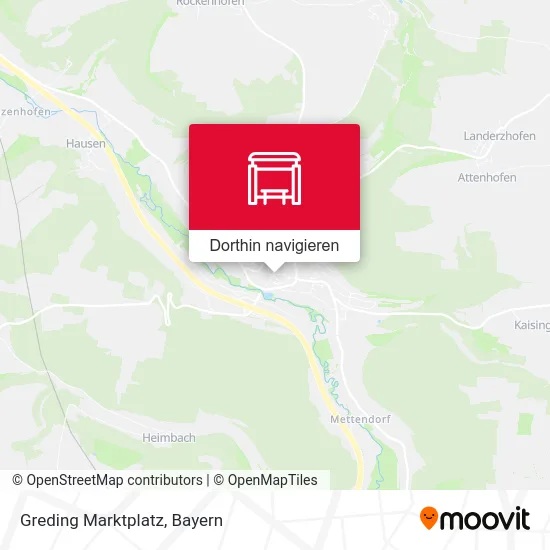 Greding Marktplatz Karte