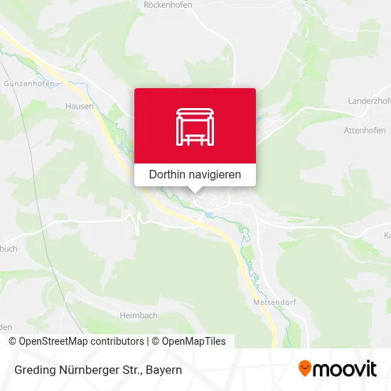 Greding Nürnberger Str. Karte