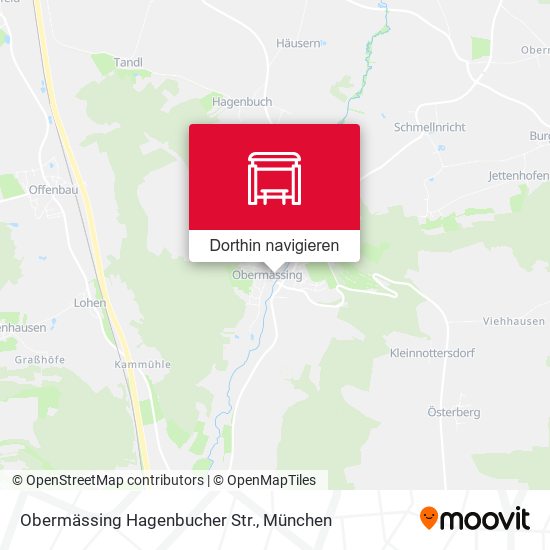 Obermässing Hagenbucher Str. Karte