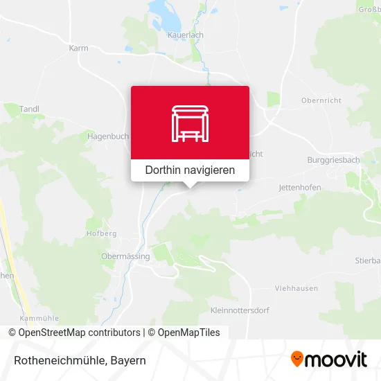 Rotheneichmühle Karte