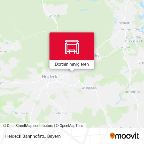 Heideck Bahnhofstr. Karte
