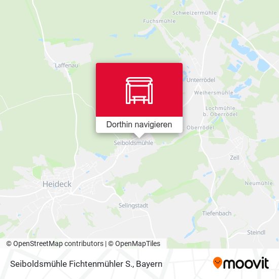 Seiboldsmühle Fichtenmühler S. Karte